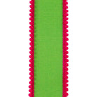 Shop For 2.5in Pom Pom Mini Edge Ribbon: Citrus/Fuchsia (10 Yards)