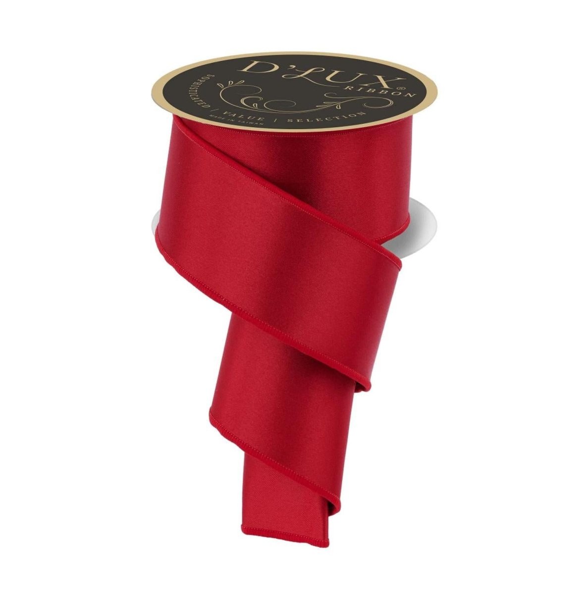 Shop For 2.5in Satin Fused Ribbon: Red/Green (10 Yards)