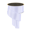 Shop For 2.5in Satin Fused Ribbon: White (10 Yards)