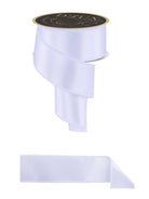 Shop For 2.5in Satin Fused Ribbon: White (10 Yards)