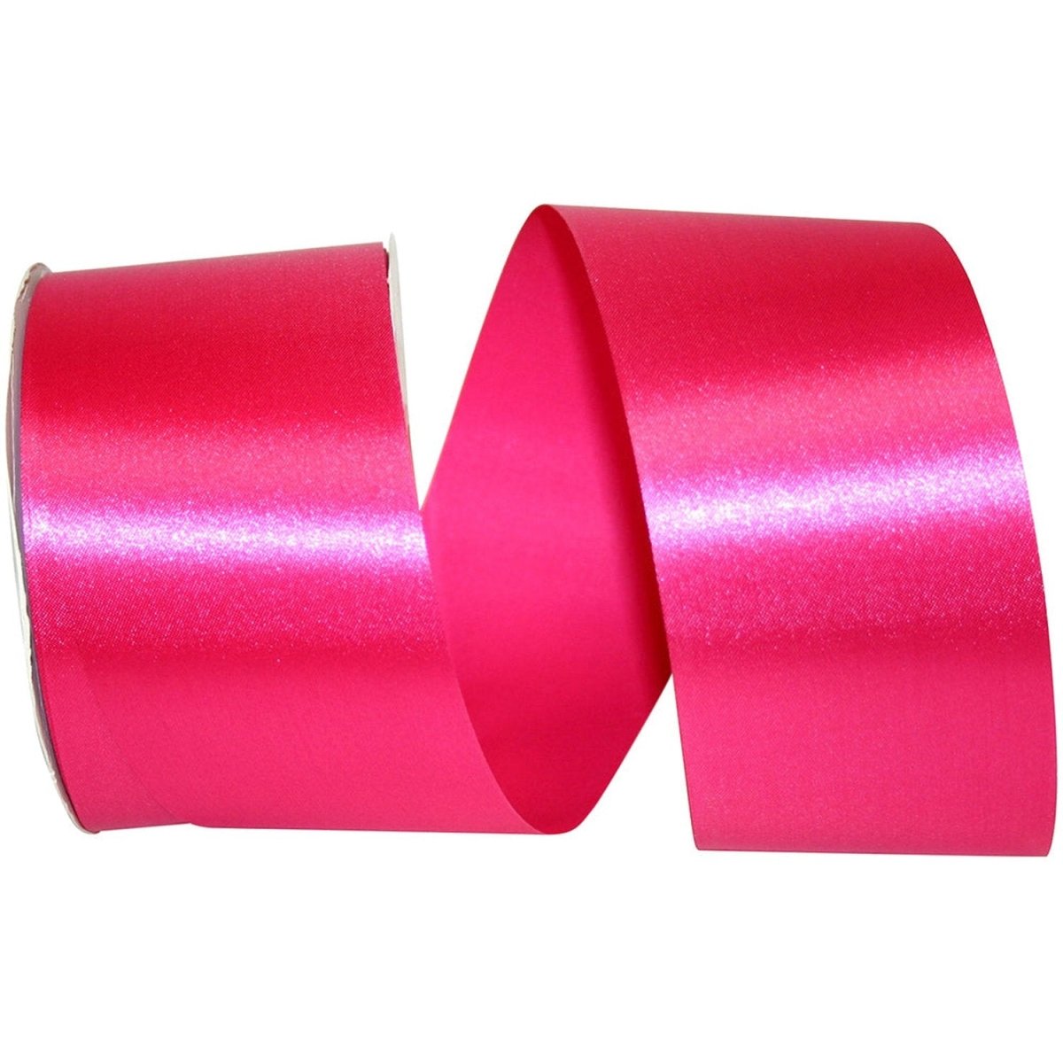 Shop For 2.5in Satin Supreme Ribbon Non Wired: Cyclamen (50 Yards)