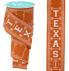 Shop For 2.5in Texas Football Field Ribbon: Burnt Orange (10 Yards)