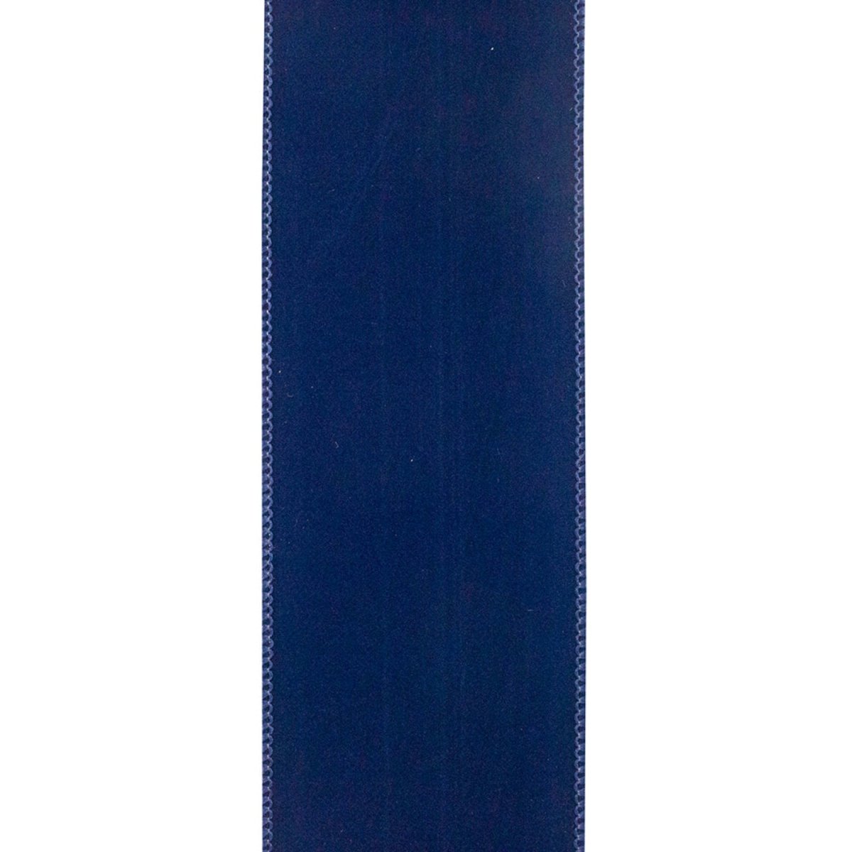 Shop For 2.5in Velvet Plush Ribbon: Navy Blue (10 Yards)