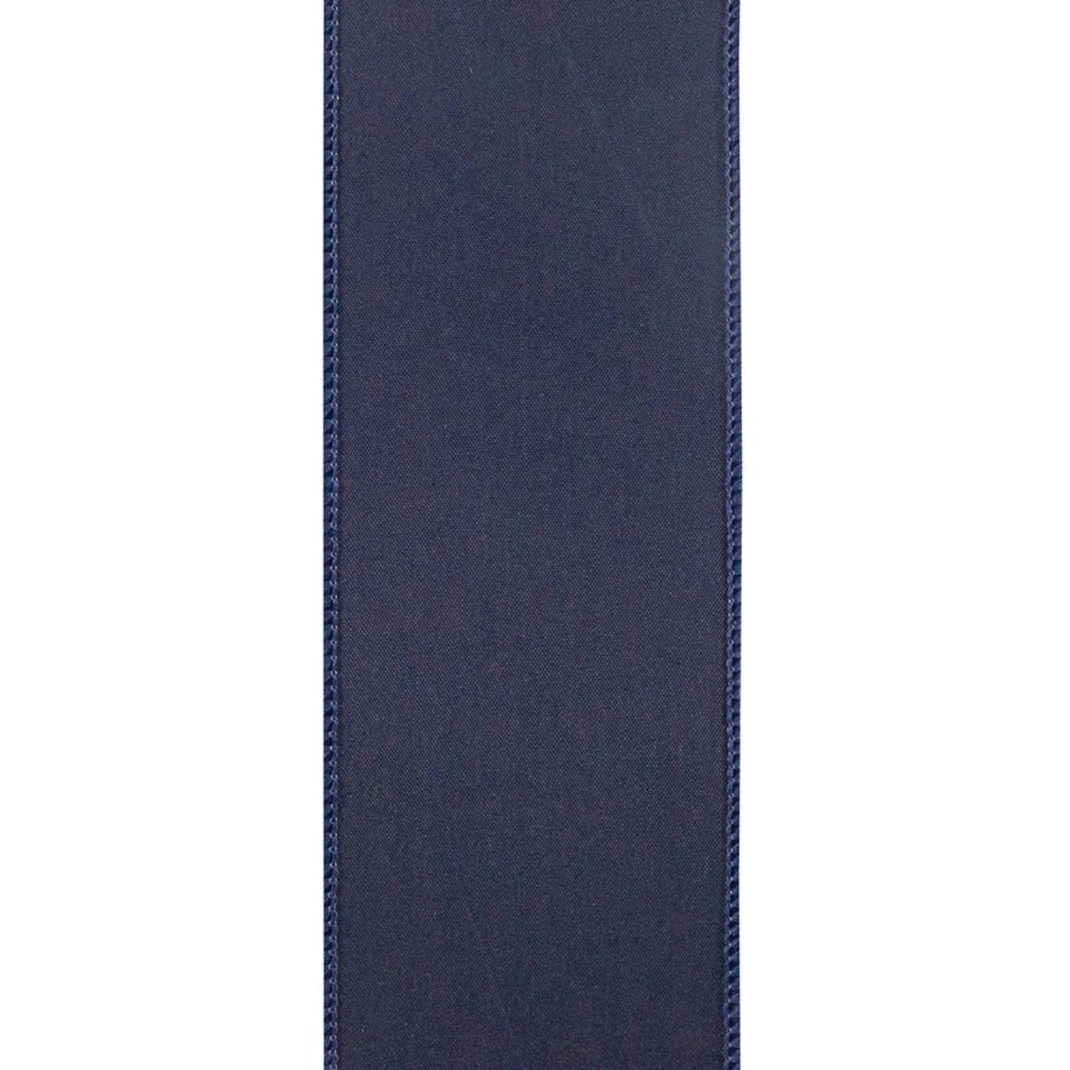 2.5in Velvet Plush Ribbon: Navy Blue (10 Yards)