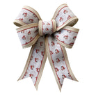 Shop For 2.5in Vintage Santa Face Ribbon: Red (10 Yards)