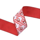 Shop For 2.5in Vintage Santa Striped Ribbon: Red/White (10 Yards)