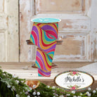 Shop For 2.5in Wavy Stripe Ribbon: Multicolor (10 Yards)