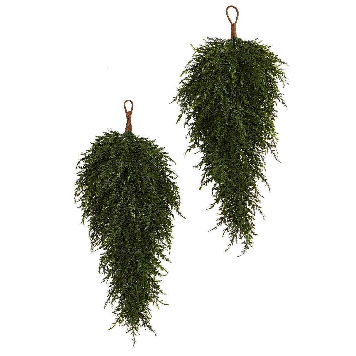 Shop For 26” Cedar Artificial Teardrop (Set of 2)