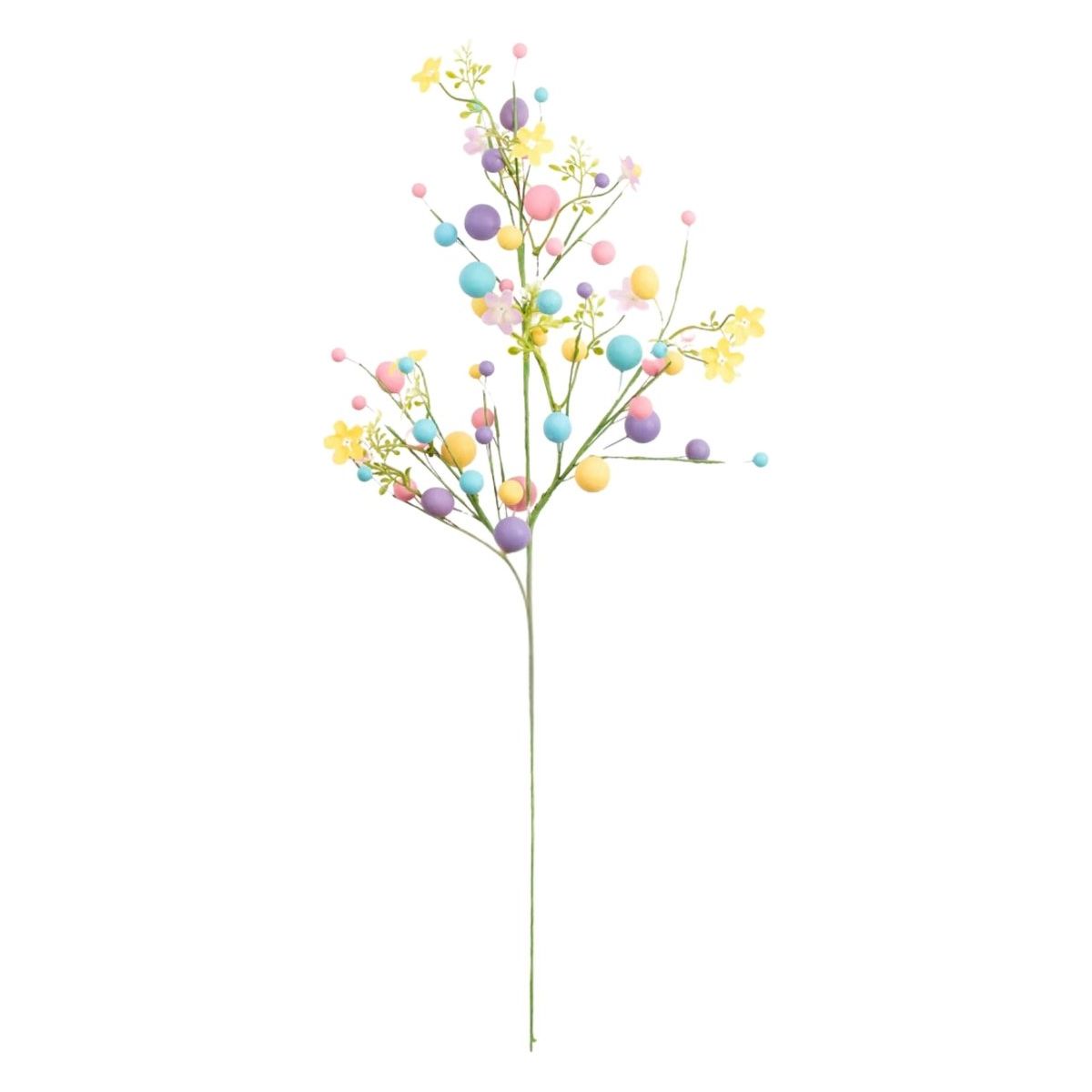 Shop For 26" Egg, Berry & Flower Spray: Pastel Mix