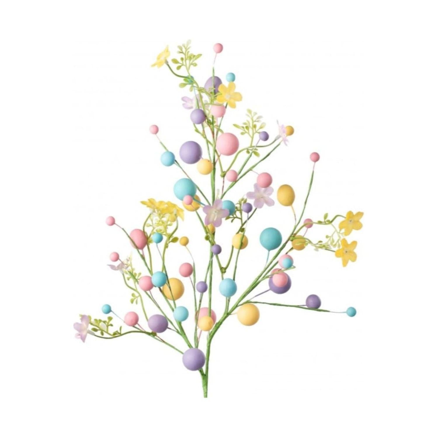Shop For 26" Egg, Berry & Flower Spray: Pastel Mix