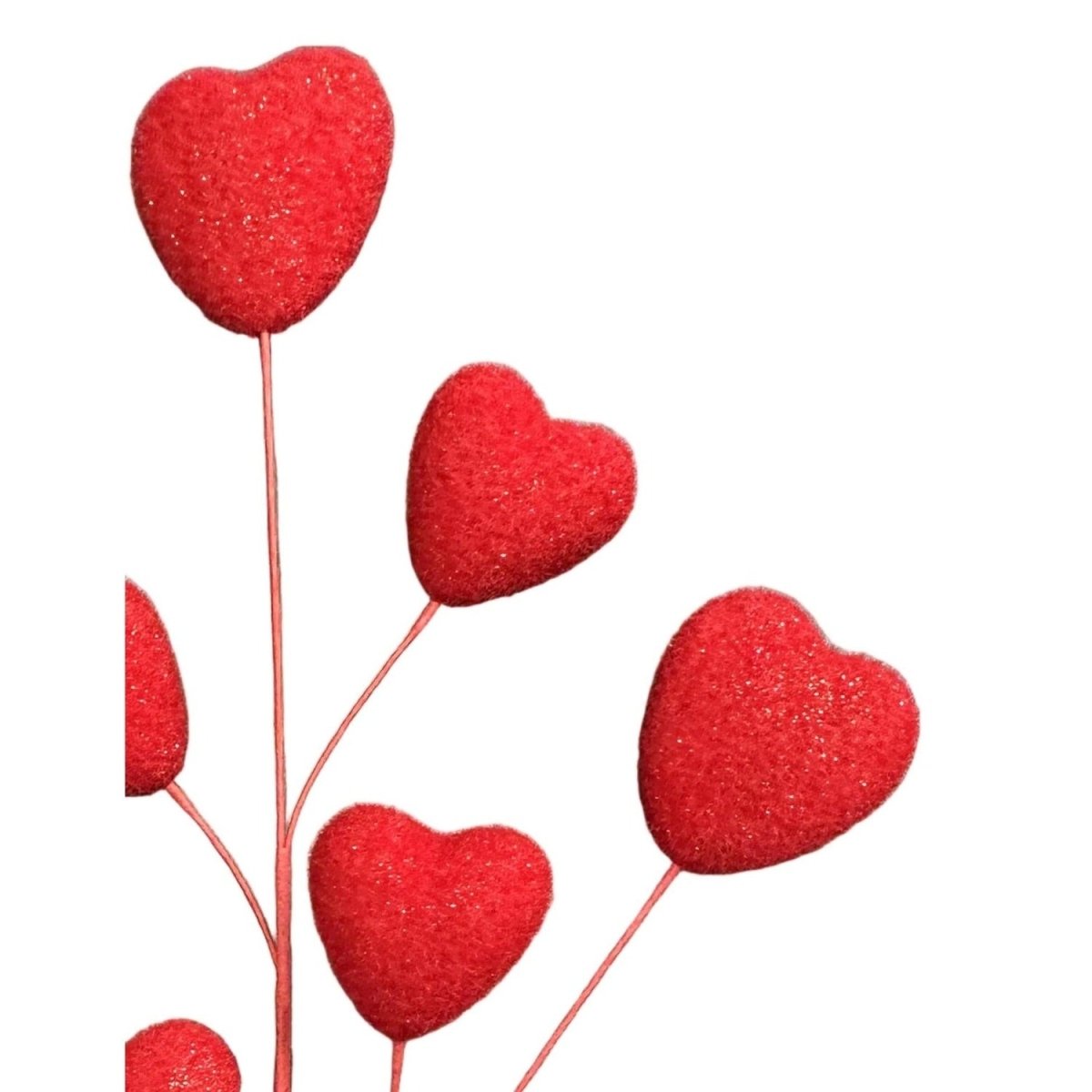 Shop For 26" Heart Spray: Red