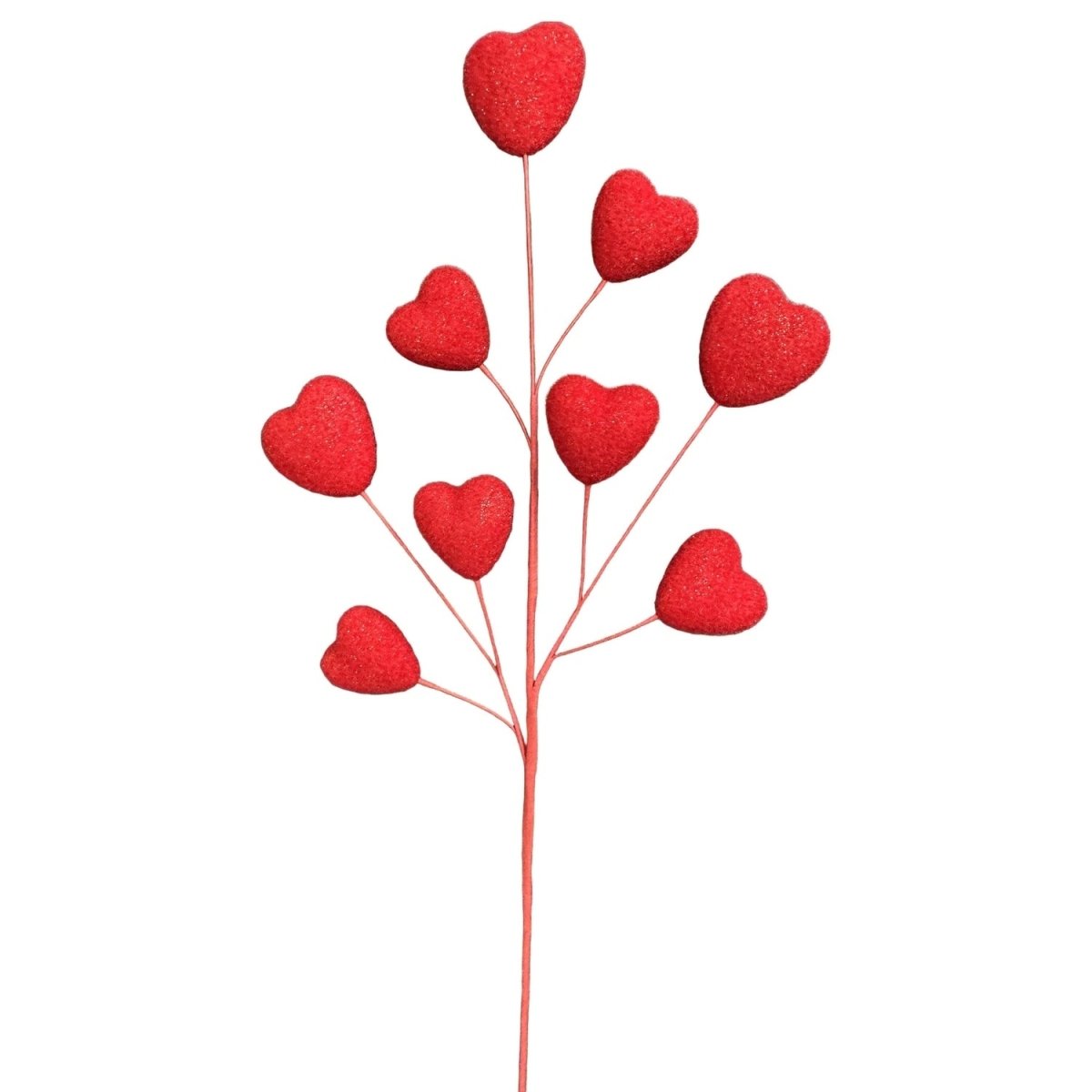 Shop For 26" Heart Spray: Red
