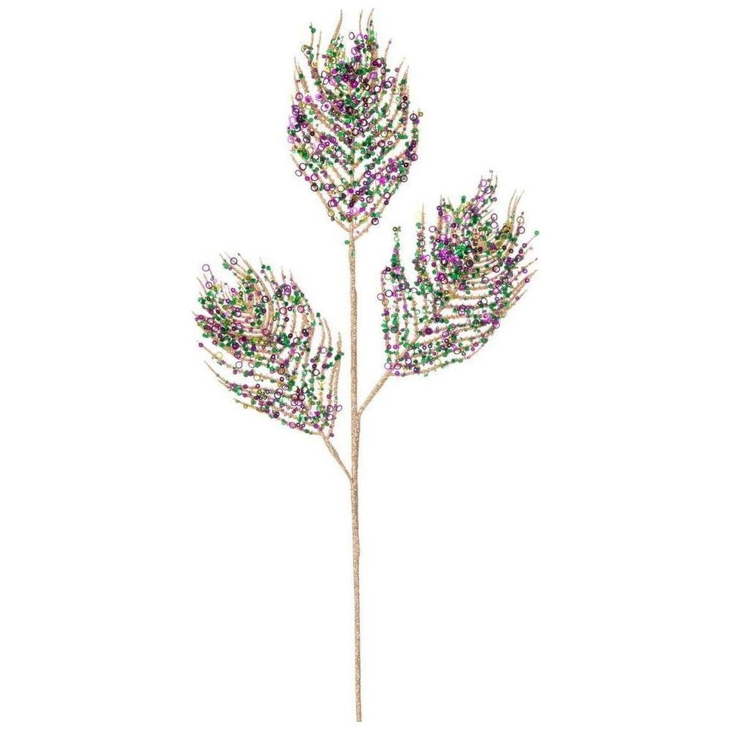 26" Mardi Gras Glitter Spray