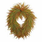 Shop For 26" Oval Autumn Draping Button Fern Wreath