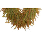 Shop For 26" Oval Autumn Draping Button Fern Wreath