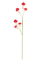 Shop For 26" Polka Dot Mushroom Spray: Red