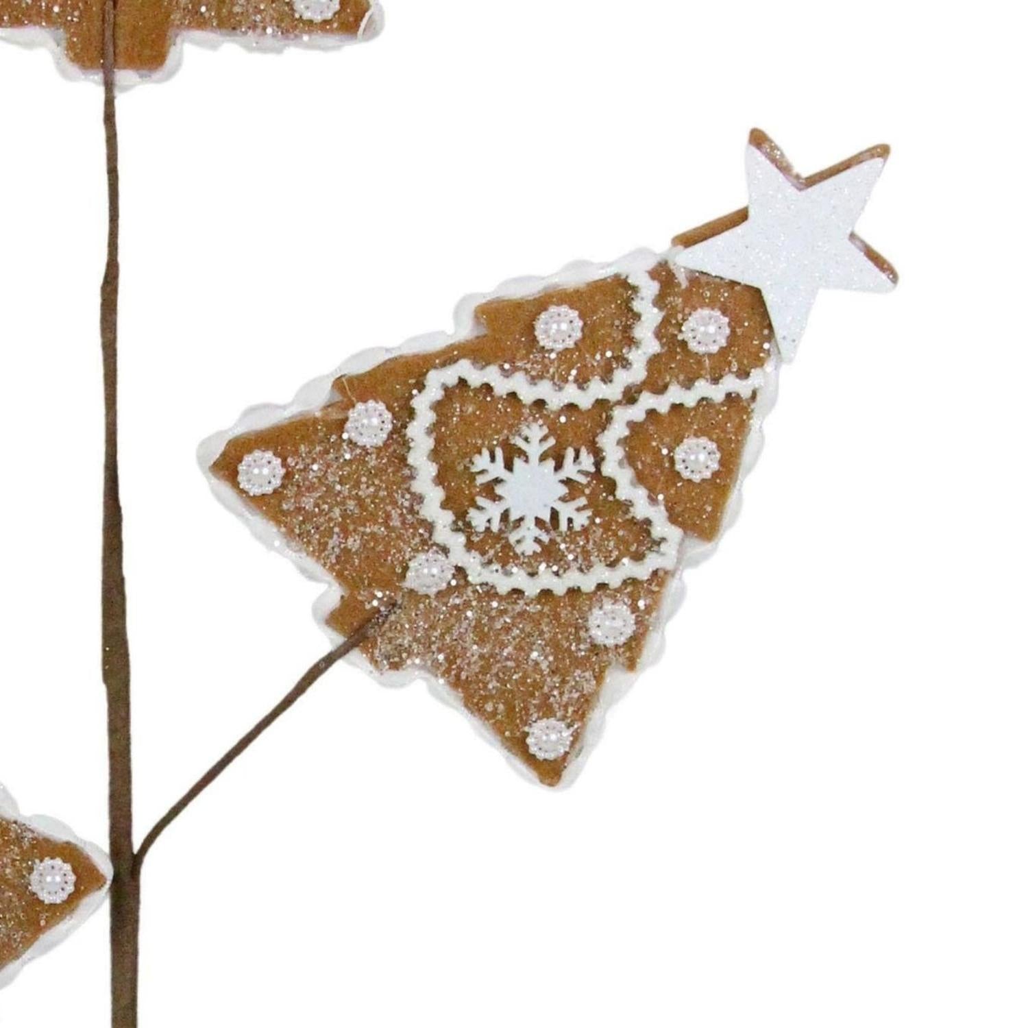 27" Gingerbread Christmas Tree Spray