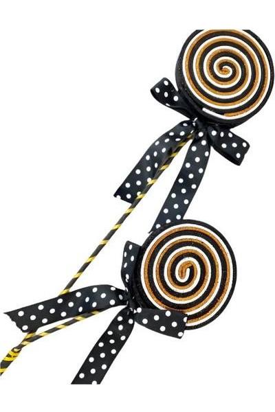 Shop For 27" Glitter Lollipop Bow Pick: Halloween