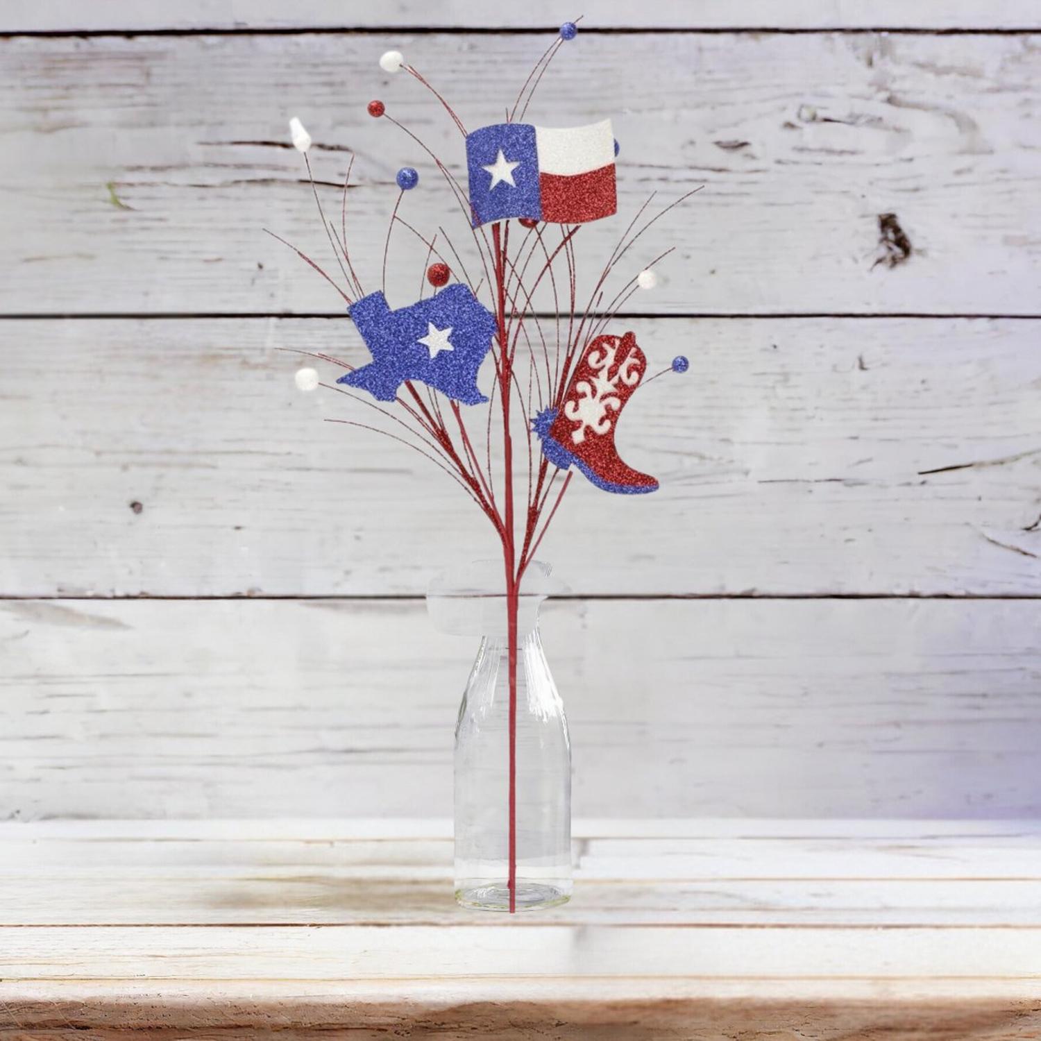 27" Glitter Texas Spray