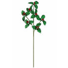 Shop For 27 inch Metallic Glitter Holly Spray