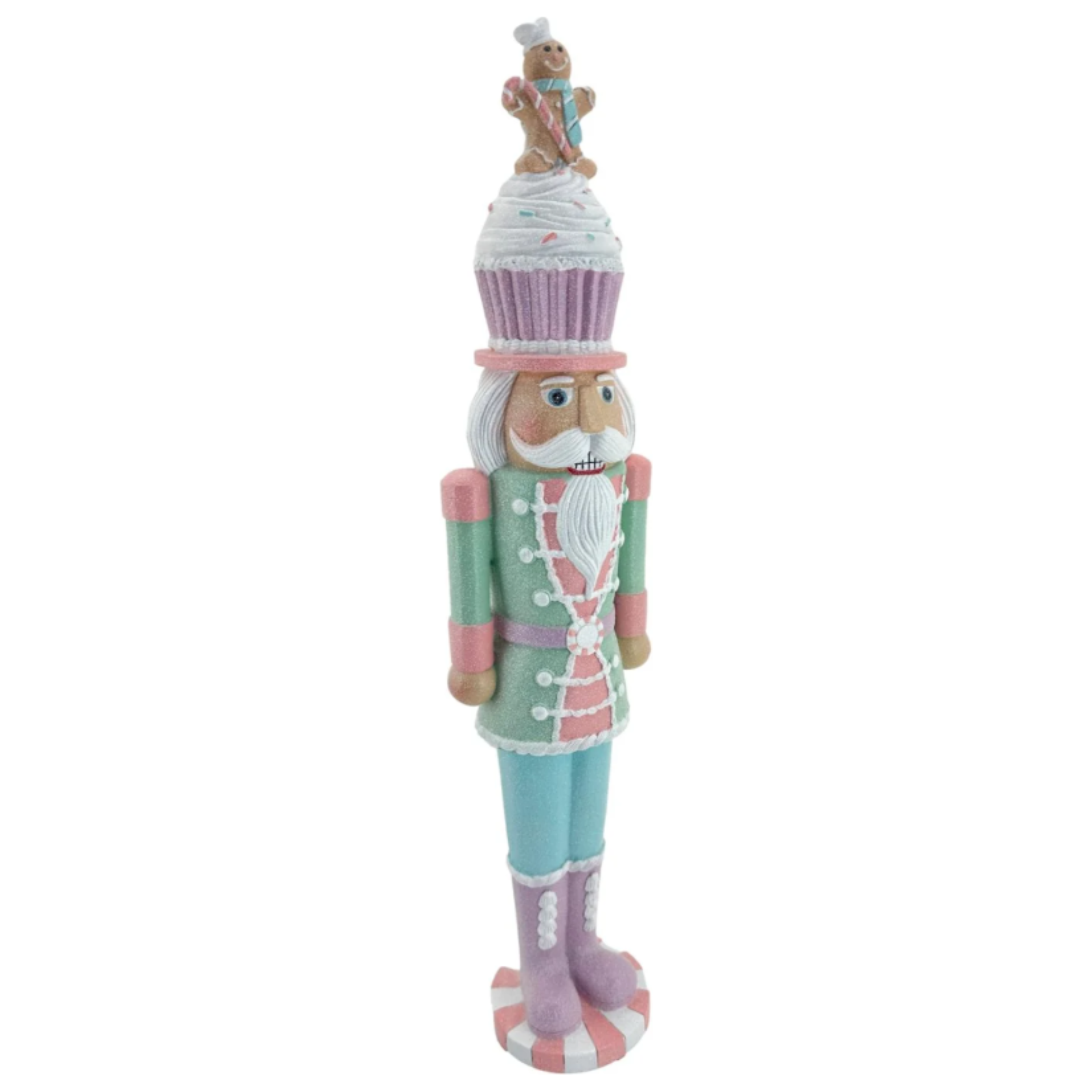 Shop For 27" LED Pastel Christmas Nutcracker w/Cupcake Hat