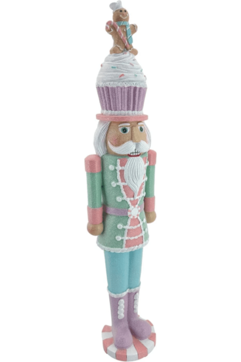 Shop For 27" LED Pastel Christmas Nutcracker w/Cupcake Hat