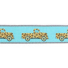 Shop For 2.75" Leopard Truck Gingham Edge Ribbon: Teal (10 Yards)