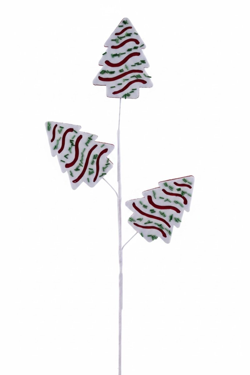 Shop For 27in Felt Bead Christmas Tree Cake Spray