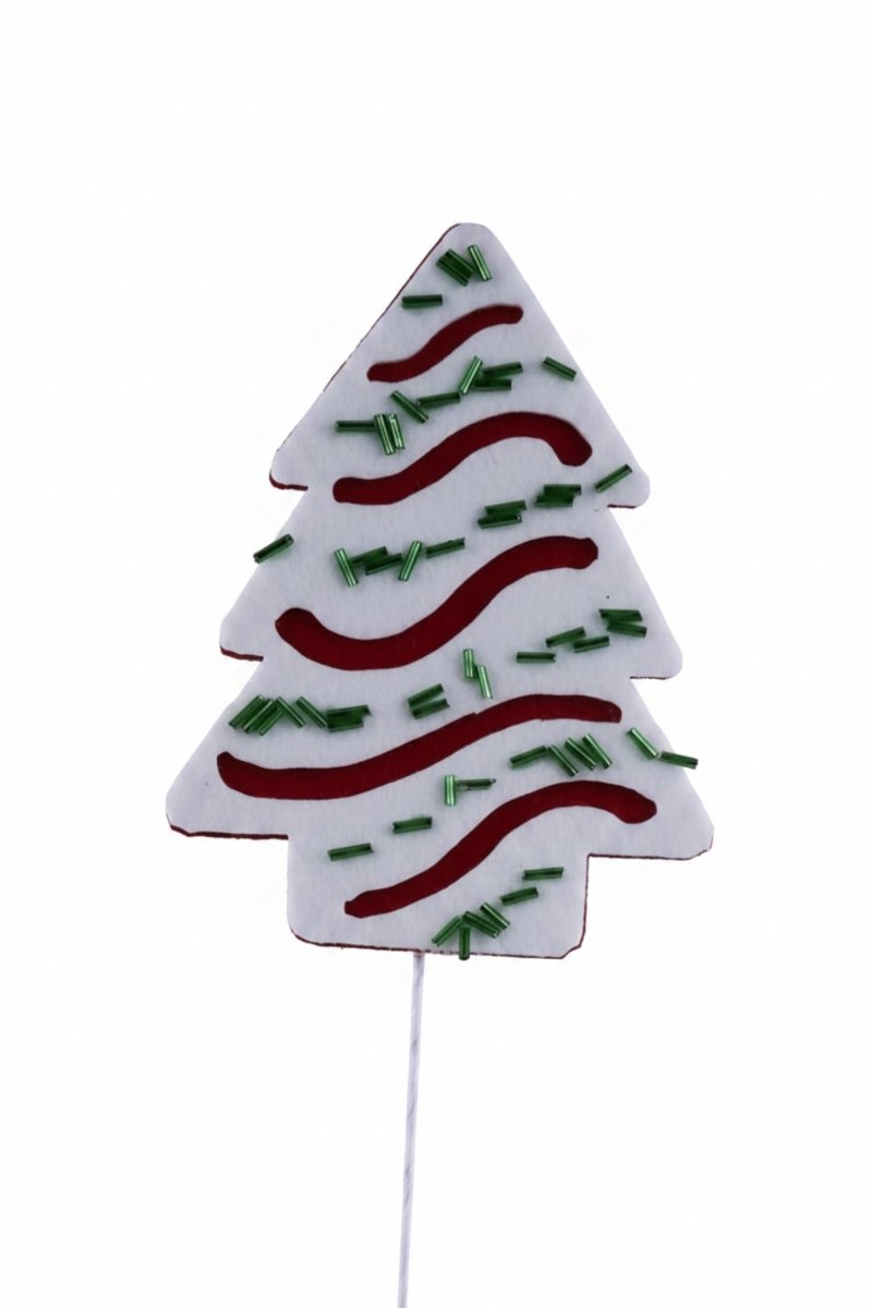 Shop For 27in Felt Bead Christmas Tree Cake Spray