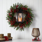 Shop For 28” Berries and Pine Artificial Christmas Wreath