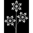 Shop For 28" Black White Snowflake Spray