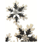 Shop For 28" Black White Snowflake Spray