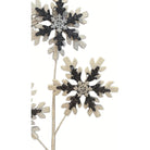 Shop For 28" Black White Snowflake Spray