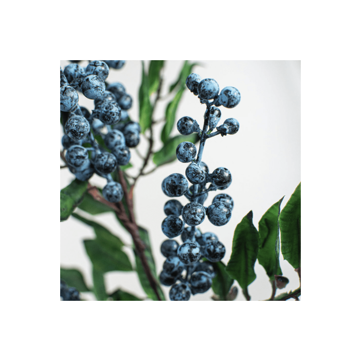 Shop For 28" Blueberry & Leaves Spray