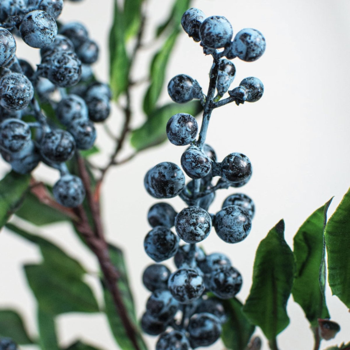 Shop For 28" Blueberry & Leaves Spray