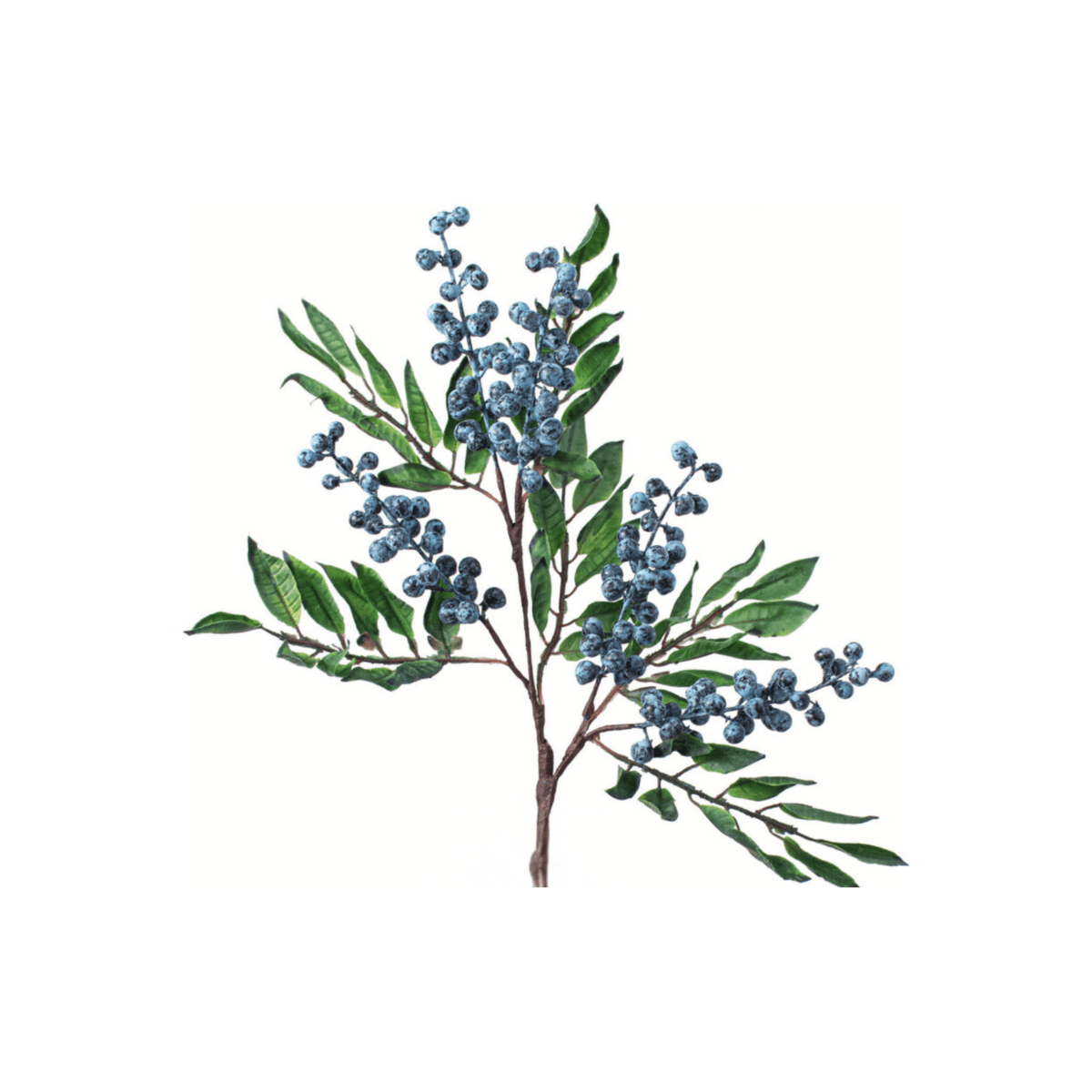 Shop For 28" Blueberry & Leaves Spray