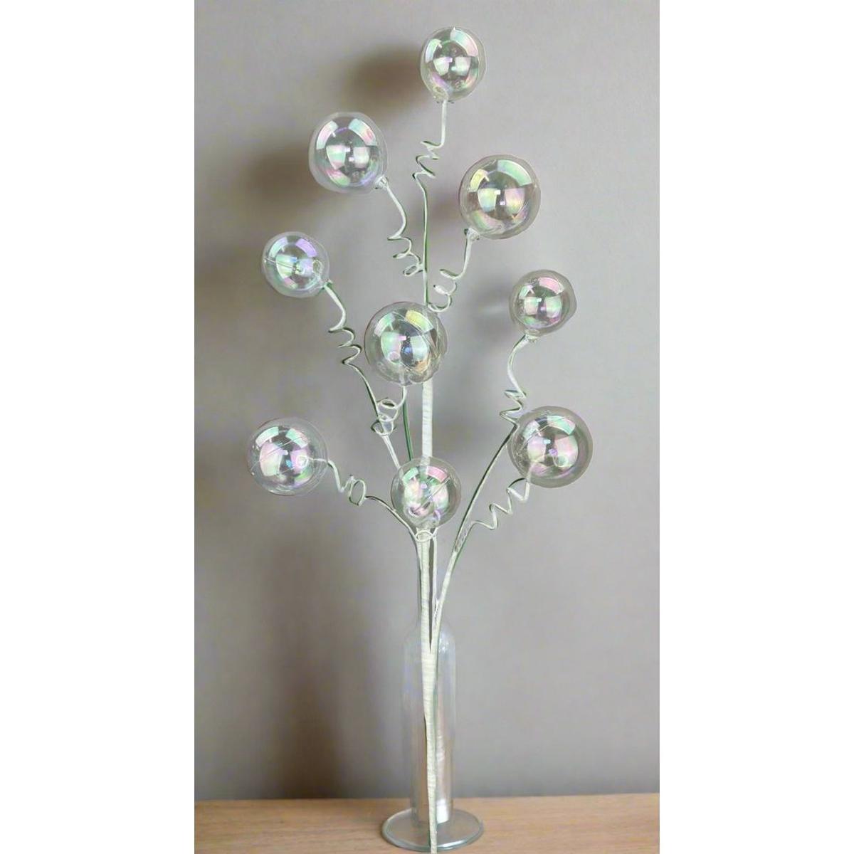 Shop For 28" Clear Iridescent Ball Spray