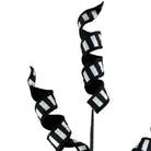 Shop For 28" Double Sided Stripe Curly Spray: Black/White