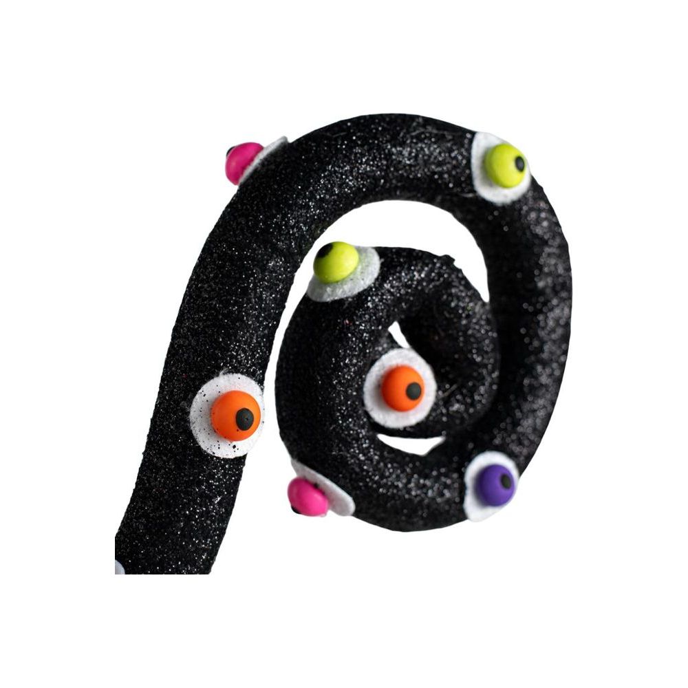 Shop For 28" Eyeballs Curly Spray: Black at Michelle's aDOORable Creations