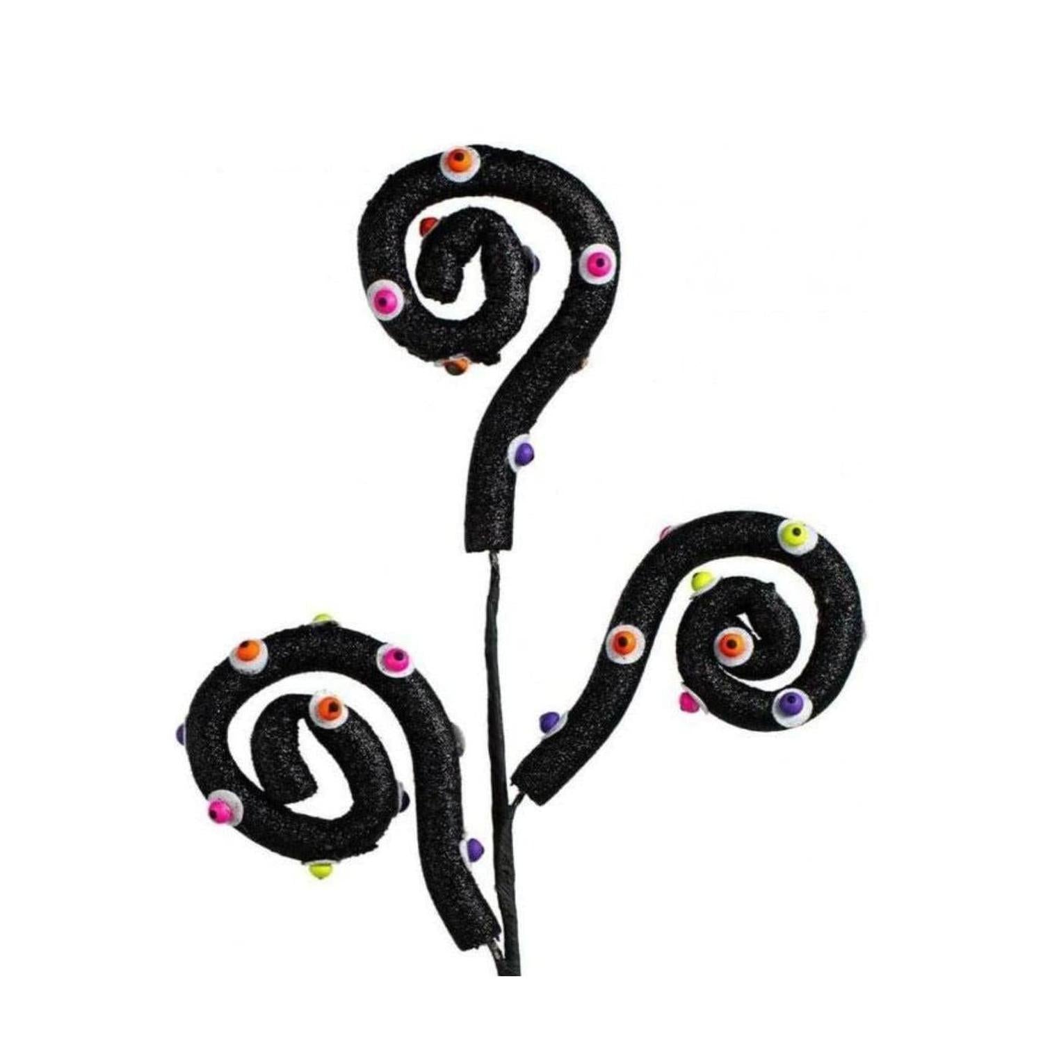 Shop For 28" Eyeballs Curly Spray: Black at Michelle's aDOORable Creations