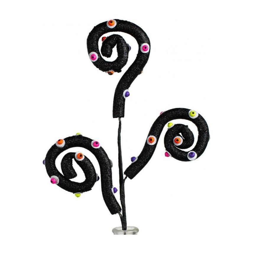Shop For 28" Eyeballs Curly Spray: Black at Michelle's aDOORable Creations