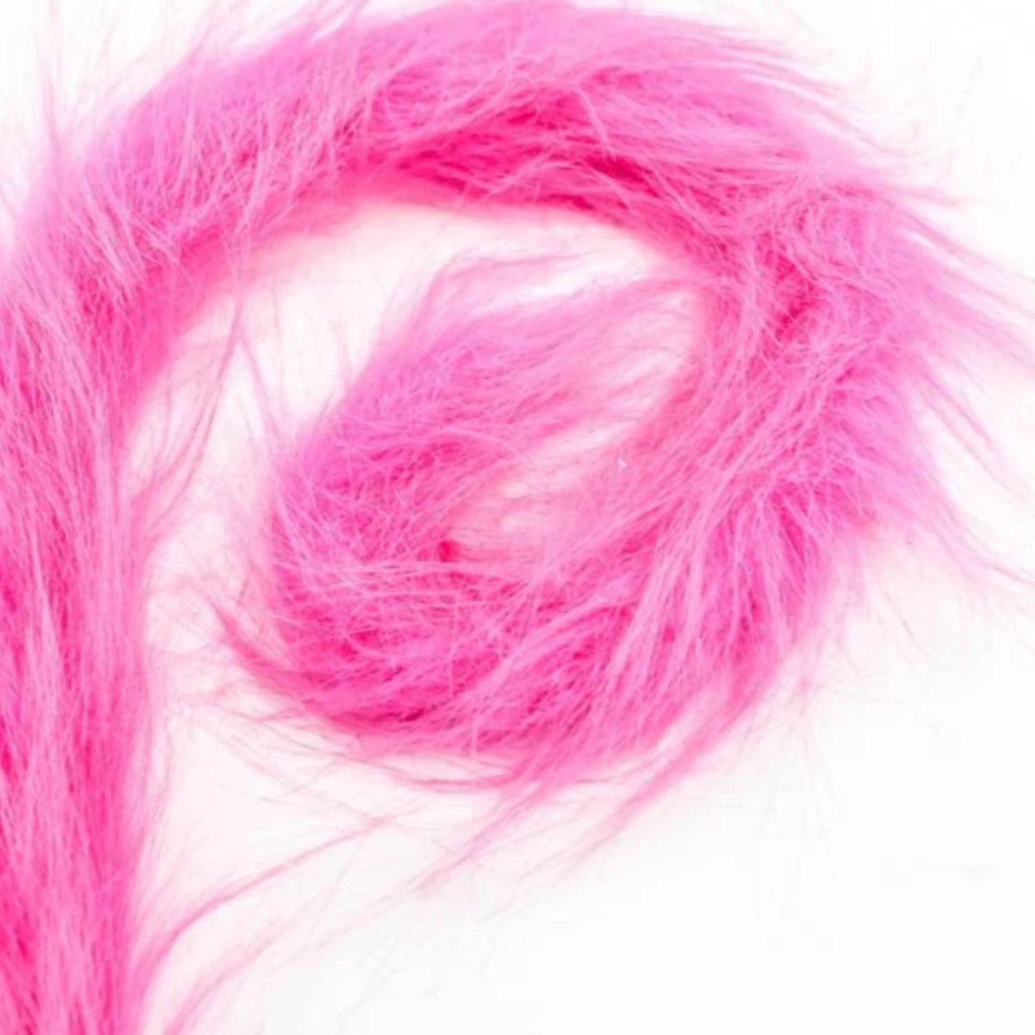 28" Furry Spiral Curly Spray: Hot Pink