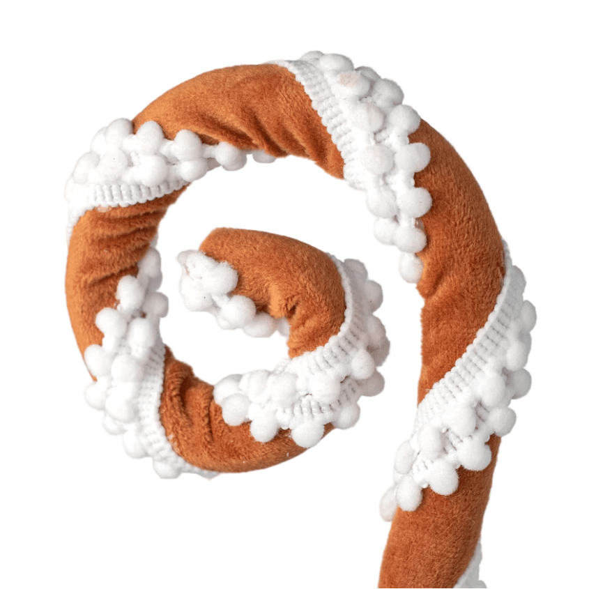 Shop For 28" Gingerbread Stripe Curly Spray