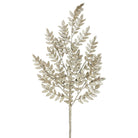 Shop For 28" Glitter Fern Spray: Champagne