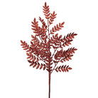 Shop For 28" Glitter Fern Spray: Red