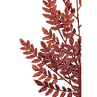 Shop For 28" Glitter Fern Spray: Red