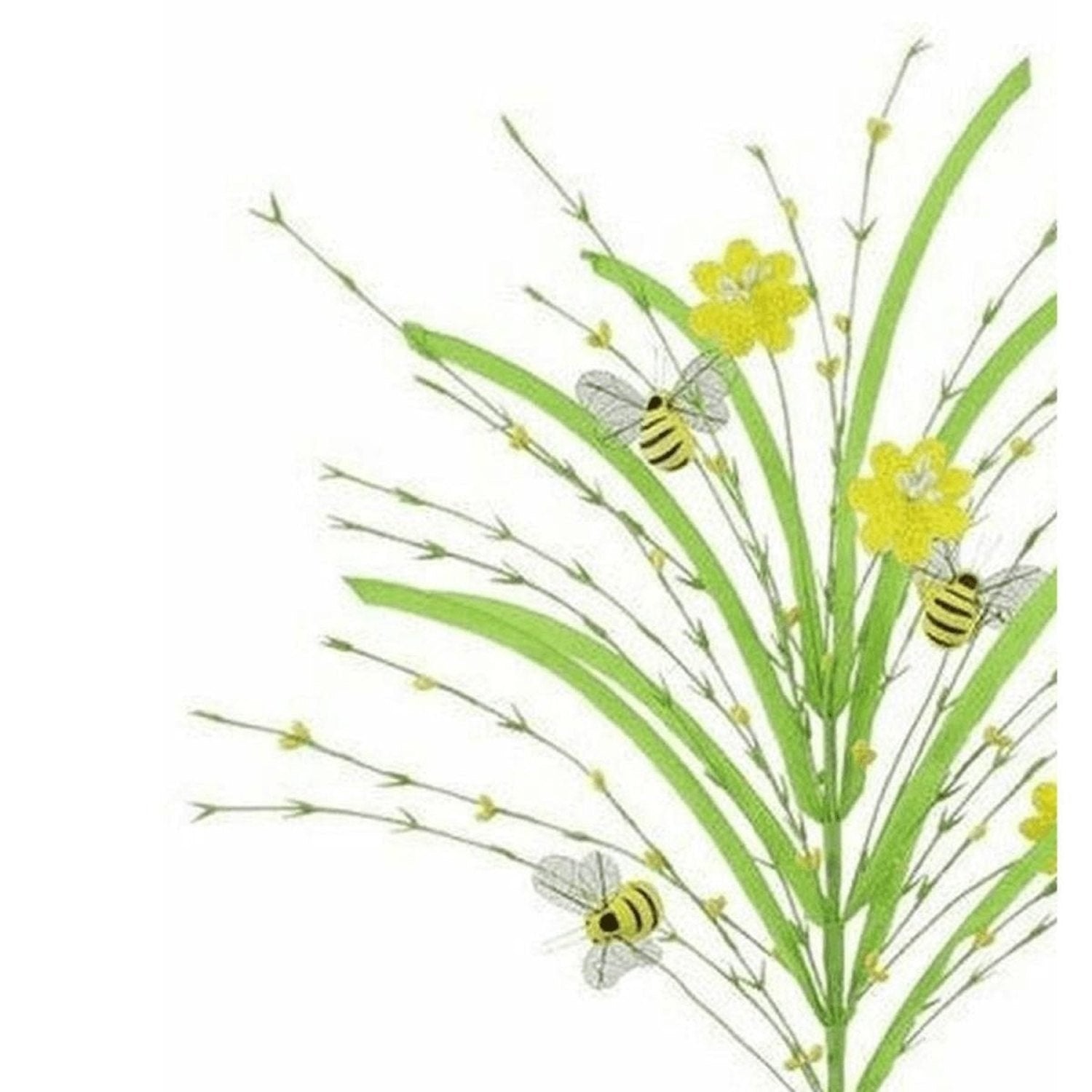 Shop For 28" Grass Pip Flower Bumble Bee Spray