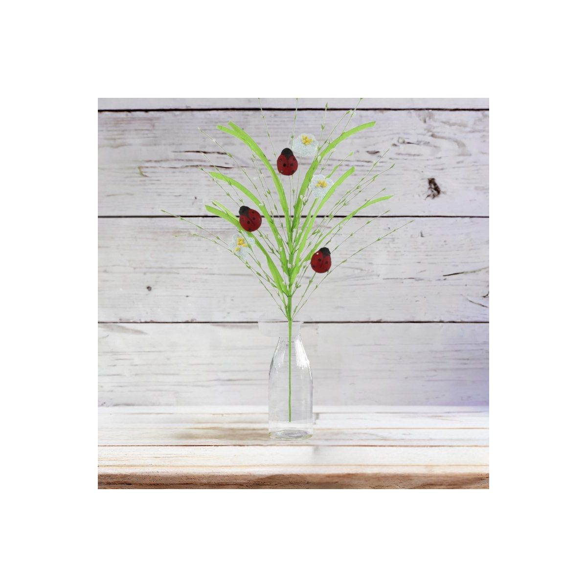 Shop For 28" Grass Pip Flower Ladybug Spray