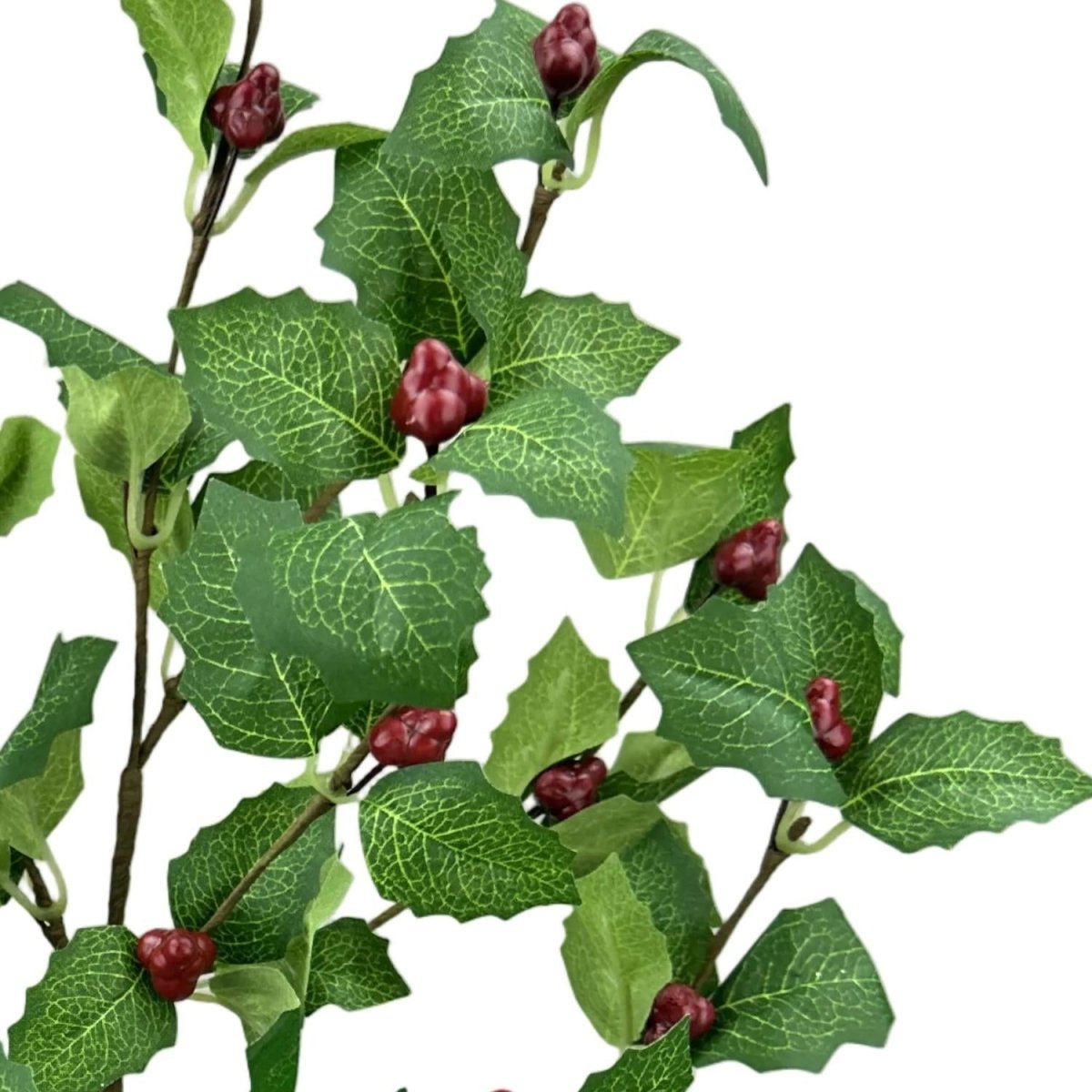 Shop For 28" Holly Berry Leaves Spray