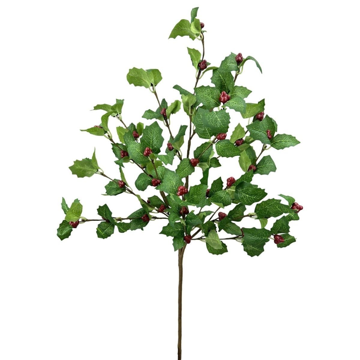 Shop For 28" Holly Berry Leaves Spray